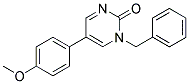 1-BENZYL-5-(4-METHOXYPHENYL)PYRIMIDIN-2(1H)-ONE Struktur