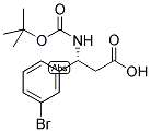 BOC-(R)-3-氨基-3-(3-溴苯基)-丙酸 結(jié)構(gòu)式