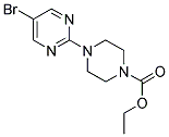 ETHYL 4-(5-BROMOPYRIMIDIN-2-YL)PIPERAZINE-1-CARBOXYLATE Struktur