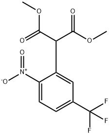 DIMETHYL 2-[2-NITRO-5-(TRIFLUOROMETHYL)PHENYL]MALONATE Structure
