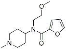 N-(2-METHOXYETHYL)-N-(1-METHYLPIPERIDIN-4-YL)FURAN-2-CARBOXAMIDE Structure