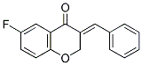 (E)-3-BENZYLIDENE-6-FLUOROCHROMAN-4-ONE Struktur