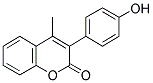 3-(4'-HYDROXYPHENYL)-4-METHYL COUMARIN Struktur