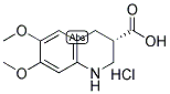 (S)-(-)-6,7-DIMETHOXY-1,2,3,4-TETRAHYDROISOQUINOLINE-3-CARBOXYLIC ACID HYDROCHLORIDE Structure