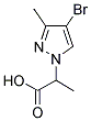 2-(4-ブロモ-3-メチル-1H-ピラゾール-1-イル)プロパン酸 price.