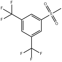 3,5-BIS(TRIFLUOROMETHYL)PHENYLMETHYLSULFONE Structure