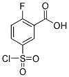 5-(CHLOROSULFONYL)-2-FLUOROBENZOIC ACID Struktur