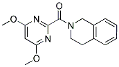 2-[(4,6-DIMETHOXYPYRIMIDIN-2-YL)CARBONYL]-1,2,3,4-TETRAHYDROISOQUINOLINE Structure