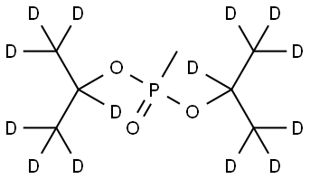 DIISOPROPYL METHYLPHOSPHONATE-D14 Struktur