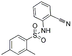 N-(2-CYANOPHENYL)-2,4-DIMETHYLBENZENESULFONAMIDE Struktur