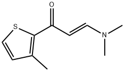 (E)-3-(DIMETHYLAMINO)-1-(3-METHYL-2-THIENYL)-2-PROPEN-1-ONE Struktur