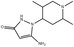 5-AMINO-1-(1,2,5-TRIMETHYL-PIPERIDIN-4-YL)-1H-PYRAZOL-3-OL Structure