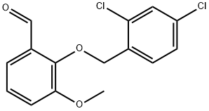2-[(2,4-DICHLOROBENZYL)OXY]-3-METHOXYBENZALDEHYDE Structure
