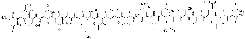 H-ASN-PHE-THR-ASP-ASN-ALA-LYS-THR-ILE-ILE-VAL-HIS-LEU-ASN-GLU-SER-VAL-GLN-ILE-ASN-OH Struktur