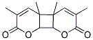 3,4A,4B,6-TETRAMETHYL-4A,4B,8A,8B-TETRAHYDROPYRANO[3',2':3,4]CYCLOBUTA[1,2-B]PYRAN-2,7-DIONE Structure