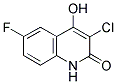 3-CHLORO-6-FLUORO-4-HYDROXYQUINOLIN-2(1H)-ONE Structure