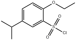 2-ETHOXY-5-ISOPROPYL-BENZENESULFONYL CHLORIDE Structure