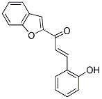 1-BENZOFURAN-2-YL-3-(2-HYDROXY-PHENYL)-PROPENONE Struktur