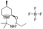 (4AS,7R,8AR)-2-ETHYL-4A,5,7,8,8A-PENTAHYDRO-4,4,7-TRIMETHYL-4H-[1,3]-BENZOXAZINIUM TETRAFLUOROBORATE Structure