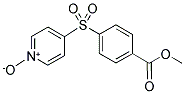 4-(4-CARBOMETHOXYPHENYLSULFONYL)PYRIDINE-N-OXIDE Struktur