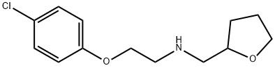 [2-(4-CHLORO-PHENOXY)-ETHYL]-(TETRAHYDRO-FURAN-2-YLMETHYL)-AMINE Struktur