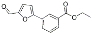 ETHYL 3-(5-FORMYL-2-FURYL)BENZOATE Struktur