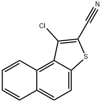 1-CHLORONAPHTHO[2,1-B]THIOPHENE-2-CARBONITRILE Struktur