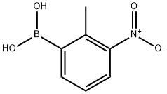 2-METHYL-3-NITROBENZENEBORONIC ACID Struktur