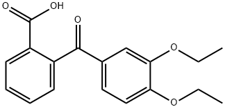 2-(3,4-DIETHOXY-BENZOYL)-BENZOIC ACID Struktur