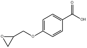 4-OXIRANYLMETHOXY-BENZOIC ACID Structure