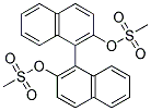 (R)-(-)-1,1'-BI-2-NAPHTHOL DIMESYLATE Struktur