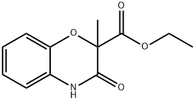 ETHYL 2-METHYL-3-OXO-3,4-DIHYDRO-2H-1,4-BENZOXAZINE-2-CARBOXYLATE Struktur