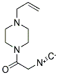 4-ALLYL-PIPERAZINO-1-ISOCYANO-ACETAMIDE Structure