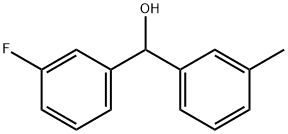 3-FLUORO-3'-METHYLBENZHYDROL Structure