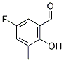 5-FLUORO-2-HYDROXY-3-METHYLBENZALDEHYDE Structure
