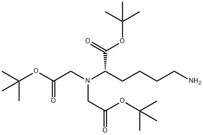 N-(5-AMINO-1-CARBOXYPENTYL)IMINODIACETIC ACID, TRI-T-BUTYL ESTER Struktur