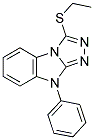 3-(ETHYLTHIO)-9-PHENYL-9H-[1,2,4]TRIAZOLO[4,3-A]BENZIMIDAZOLE Struktur