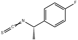 (S)-(+)-1-(4-氟苯基)異硫氰酸乙酯 結(jié)構(gòu)式