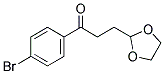 4'-BROMO-3-(1,3-DIOXOLAN-2-YL)PROPIOPHENONE Struktur