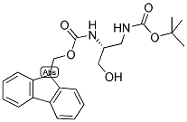 FMOC-D-DAP(BOC)-OL Struktur
