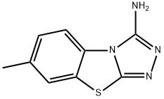 7-METHYL[1,2,4]TRIAZOLO[3,4-B][1,3]BENZOTHIAZOL-3-AMINE Struktur