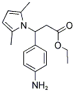 ETHYL 3-(4-AMINOPHENYL)-3-(2,5-DIMETHYL-1H-PYRROL-1-YL)PROPANOATE Structure