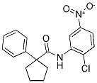 N-(2-CHLORO-5-NITROPHENYL)(PHENYLCYCLOPENTYL)FORMAMIDE Structure
