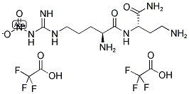 L-N-OMEGA-NITROARGININE-2,4-L-DIAMINOBUTYRIC AMIDE 2TFA Struktur