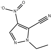 2-ETHYL-4-NITRO-2 H-PYRAZOLE-3-CARBONITRILE Structure
