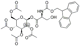 TETRA-O-ACETYL-BETA-D-GLC-FMOC-SER Structure