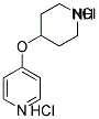 4-(PIPERIDIN-4-YLOXY)PYRIDINE DIHYDROCHLORIDE Struktur