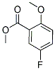 5-FLUORO-2-METHOXYBENZOIC ACID METHYL ESTER Struktur