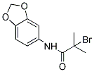 N-(1,3-BENZODIOXOL-5-YL)-2-BROMO-2-METHYLPROPANAMIDE Struktur