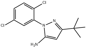 5-TERT-BUTYL-2-(2,5-DICHLORO-PHENYL)-2H-PYRAZOL-3-YLAMINE Structure